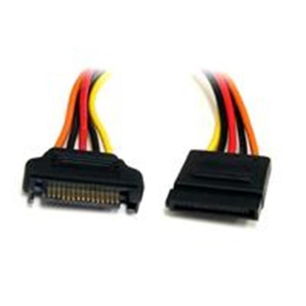 Dynamicfunction 12 in. 15 Pin SATA Power Extension Cable Male to Female DY172358